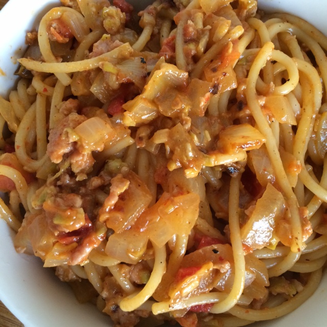 番茄肉酱意大利面