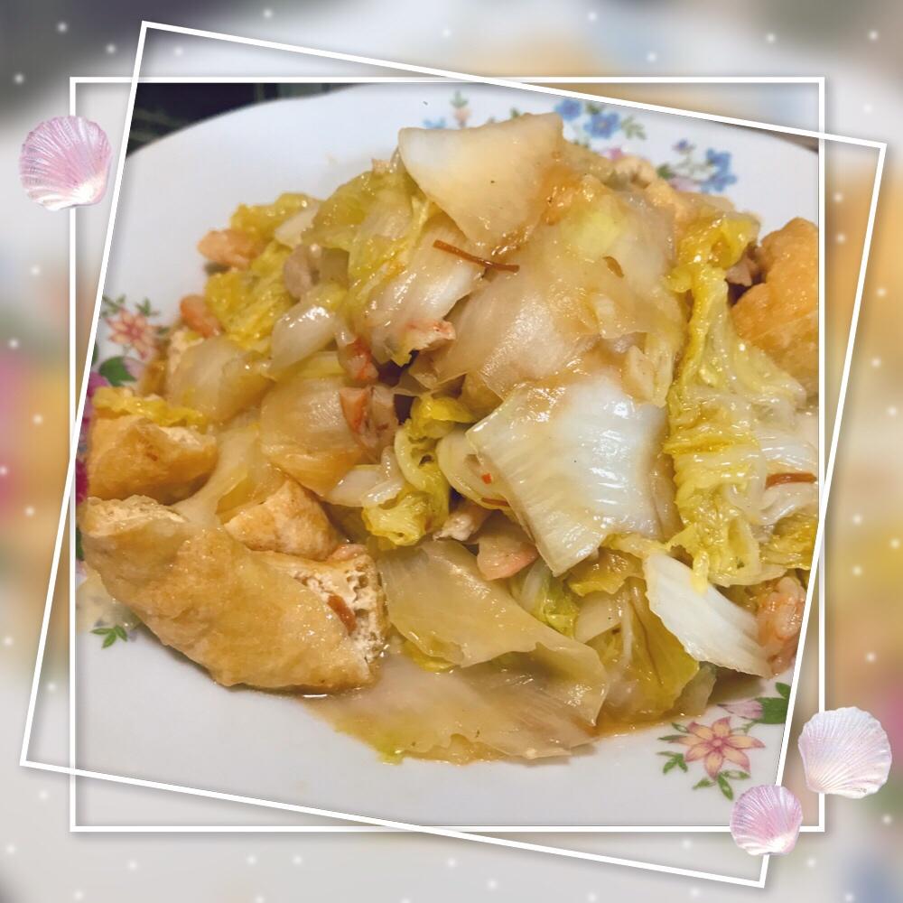 白菜油豆腐
