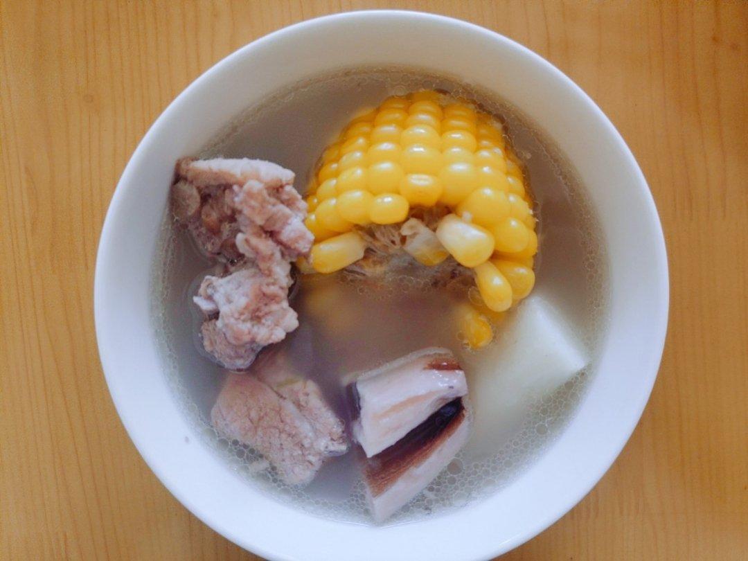 山药玉米排骨汤