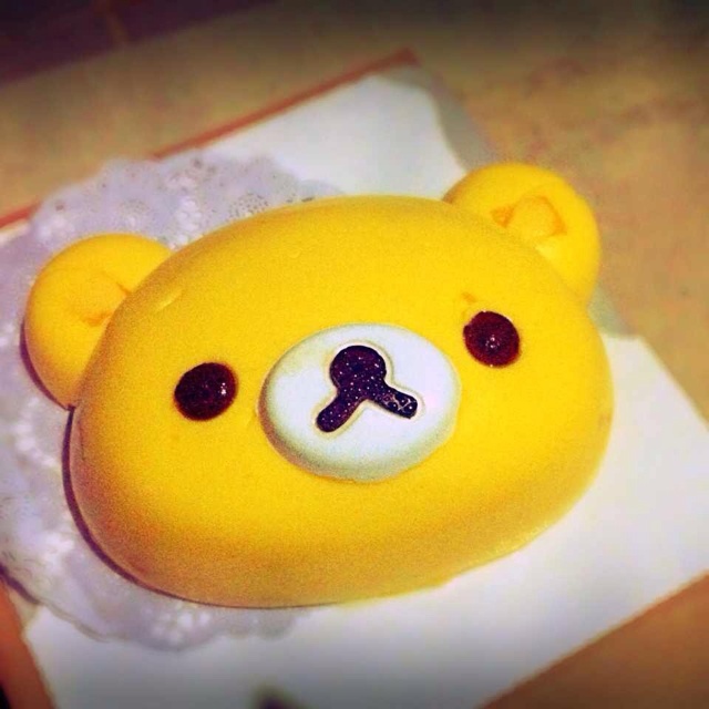 eriko-lee做的轻松熊奶酪慕斯蛋糕(头像 全身版)