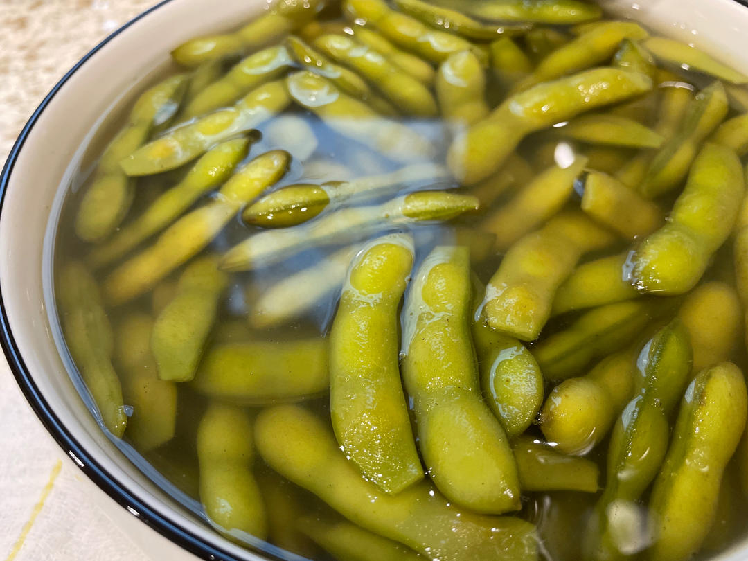 超级简单的煮毛豆