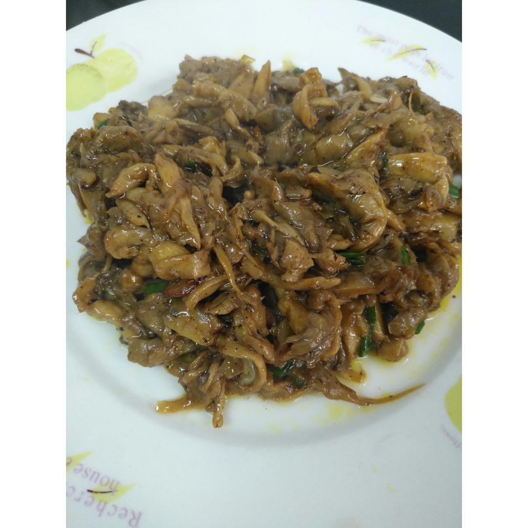 椒盐干煸平菇