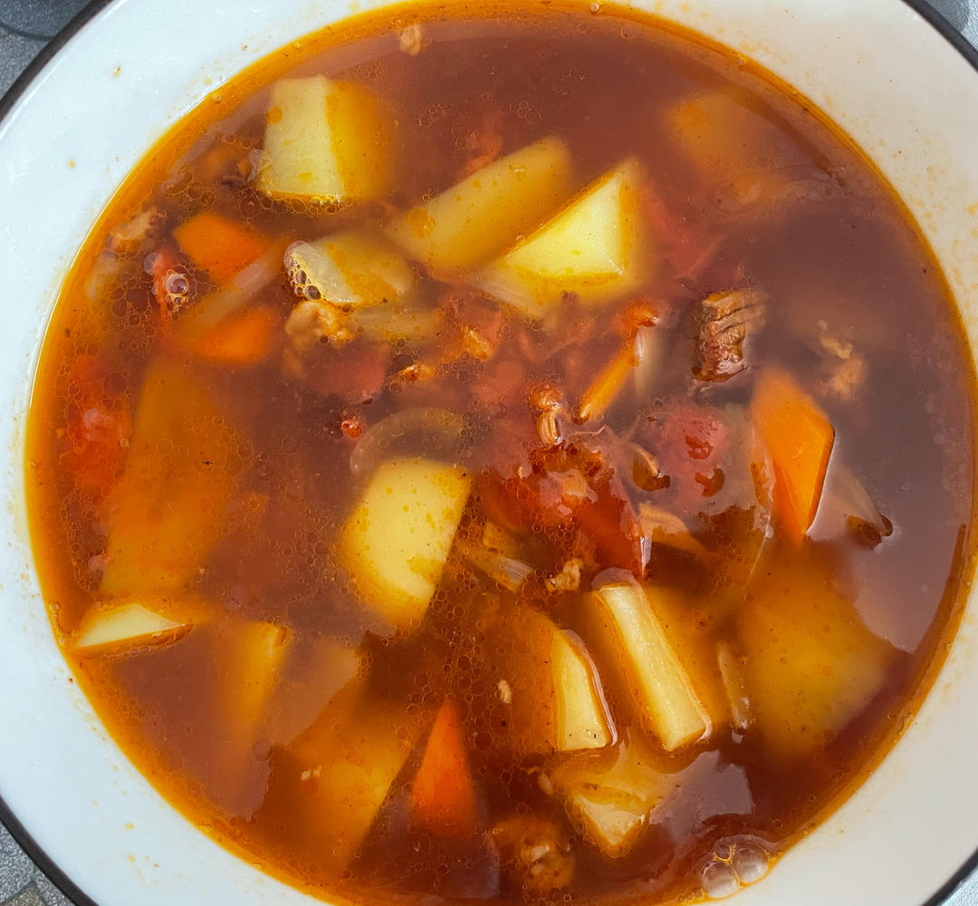 番茄土豆炖牛腩