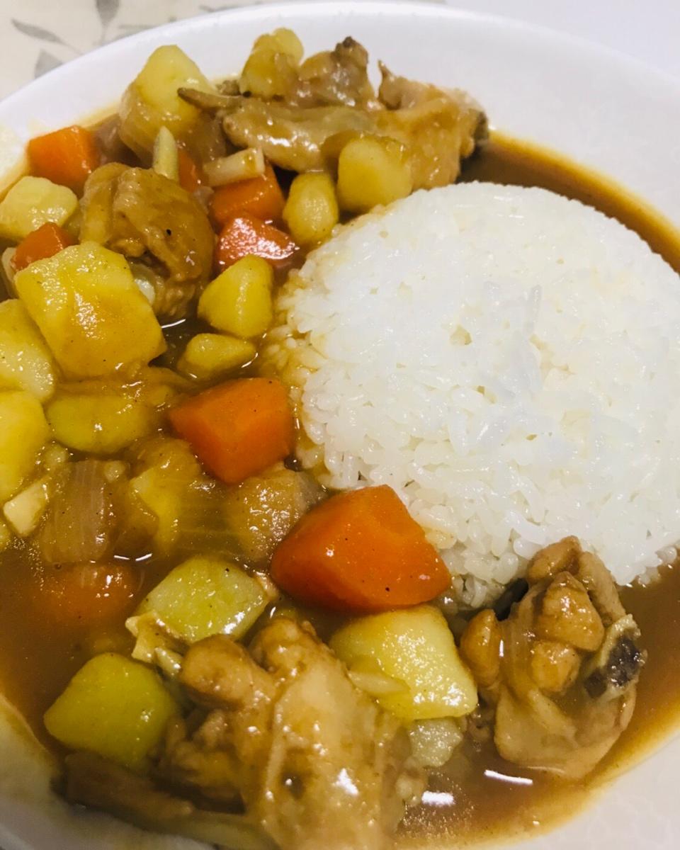 浓香醇厚日式咖喱鸡饭，吃一口就沦陷
