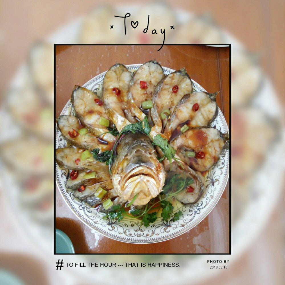 年夜饭的颜值担当<孔雀开屏鱼>