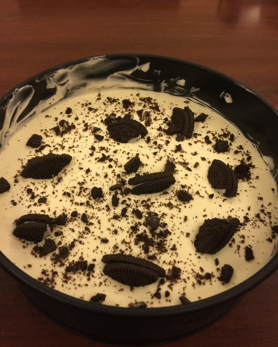 【奥利奥冻芝士蛋糕】拯救新手的免烤美味甜点