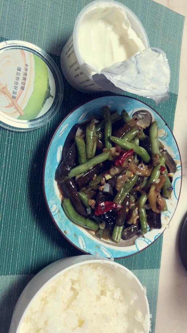 下饭好搭档—茄子炒豆角