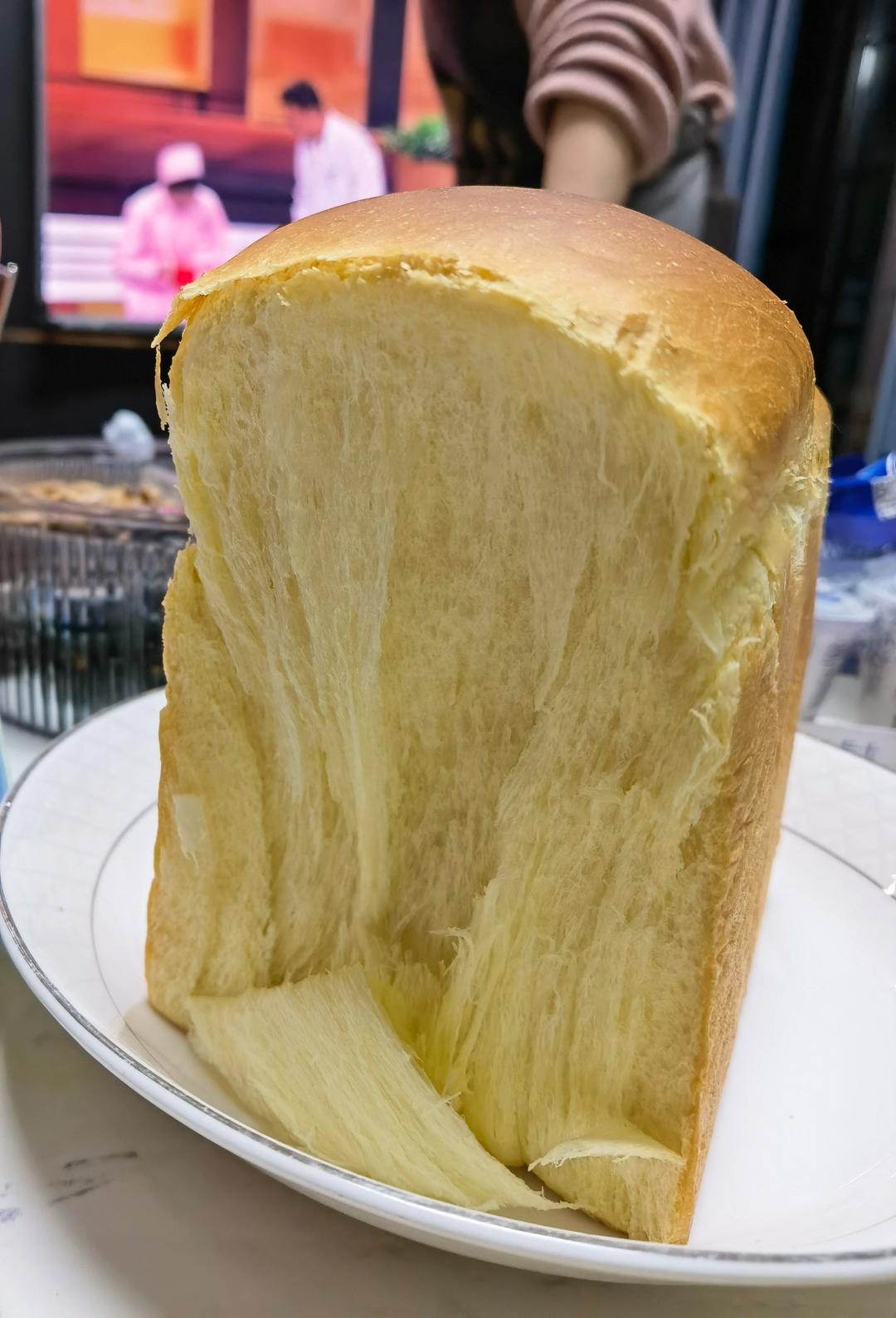 吐司，奶香手撕面包，超级香浓