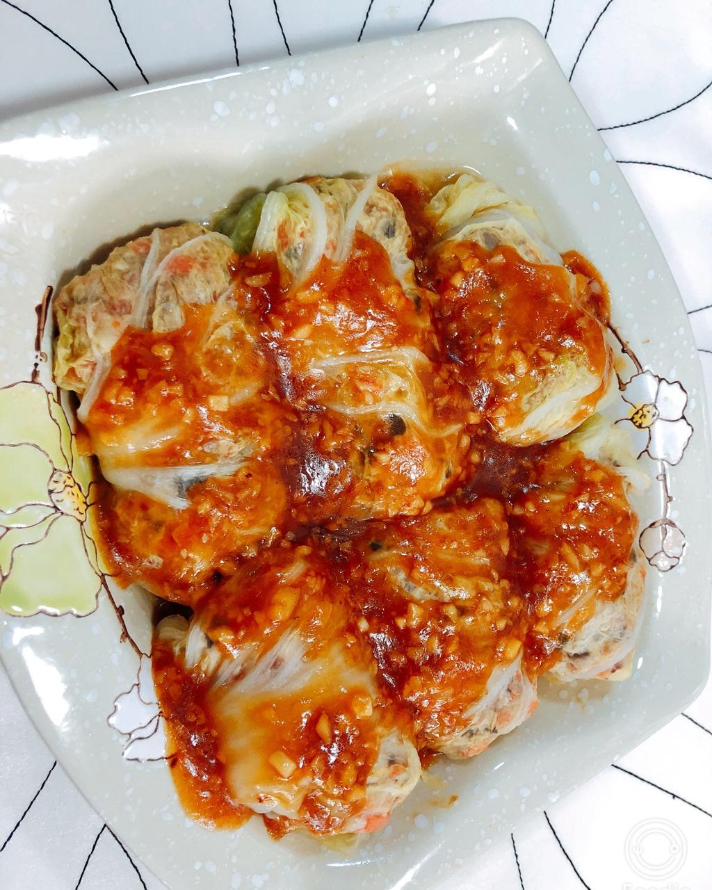 肉酿白菜卷