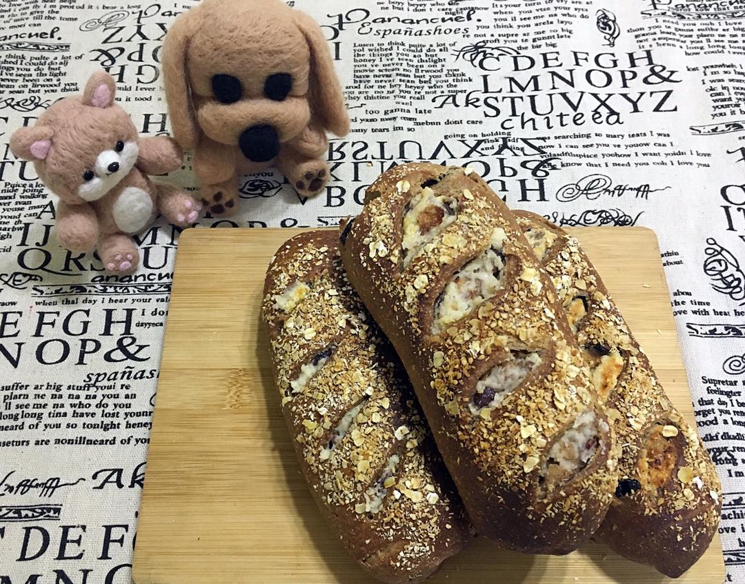 全麦杂粮乳酪面包