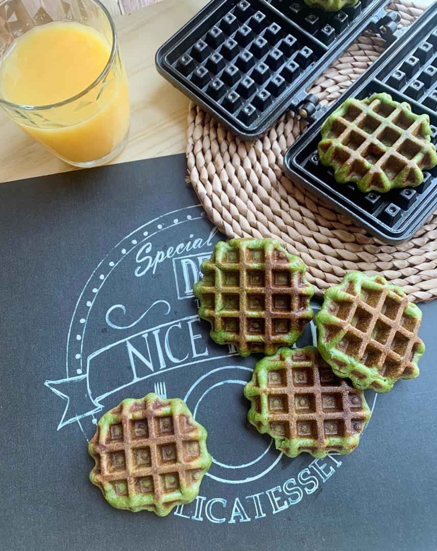 肉松夹心黑麦面包华夫饼（低糖油）