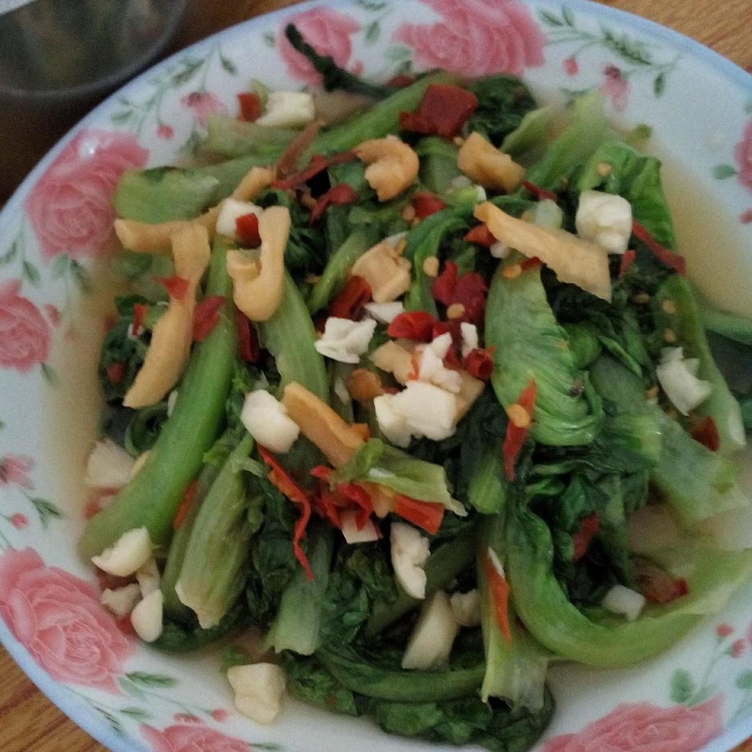 辣炒生菜的做法