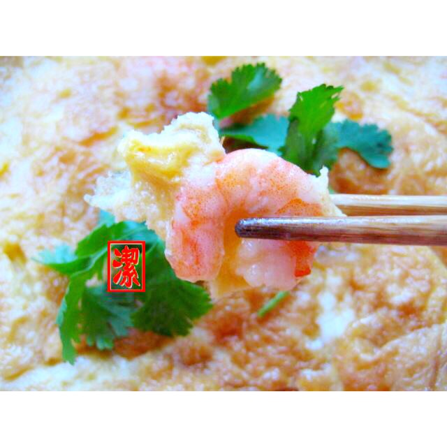虾仁煎蛋