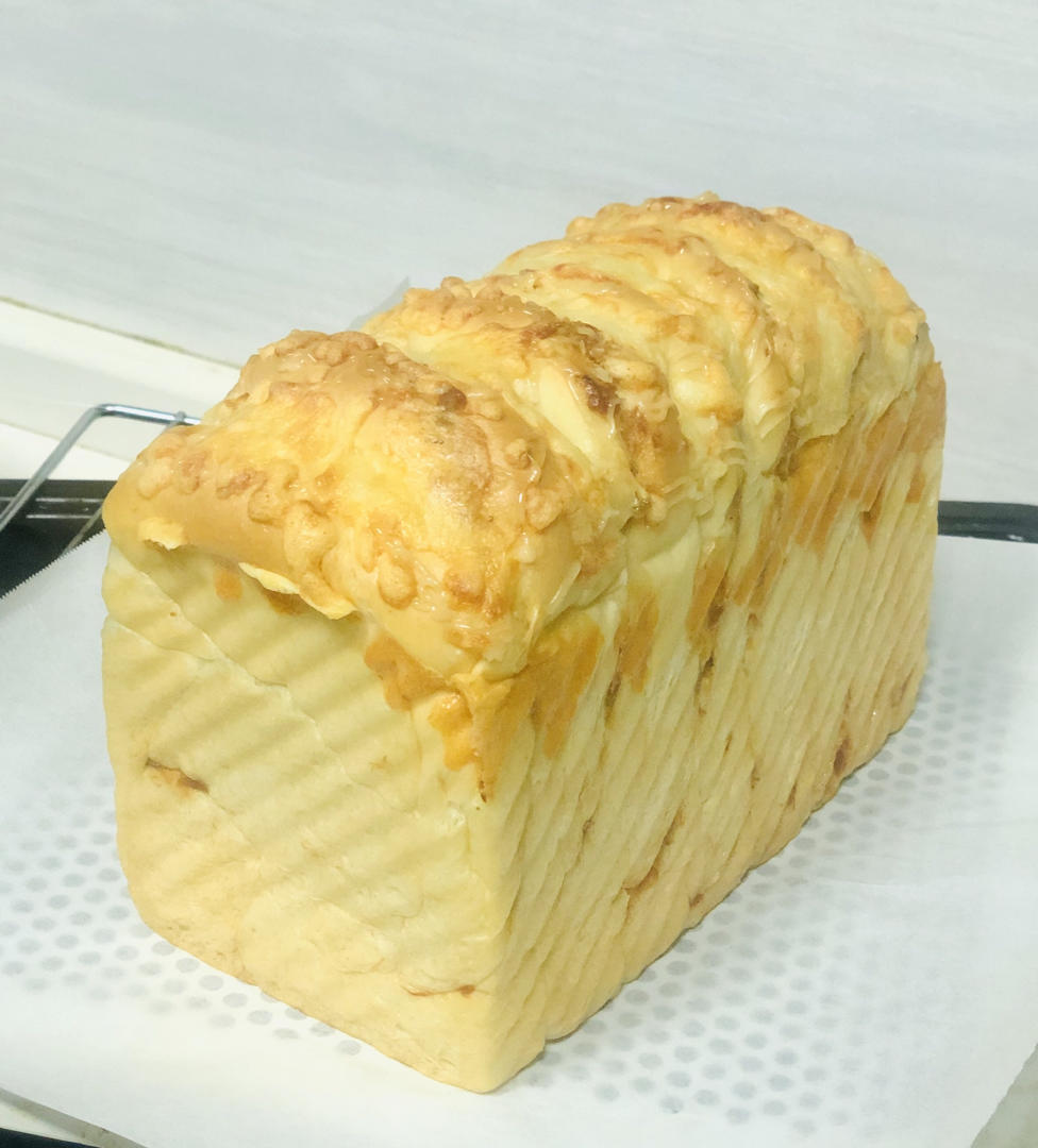 香葱肉松手撕吐司