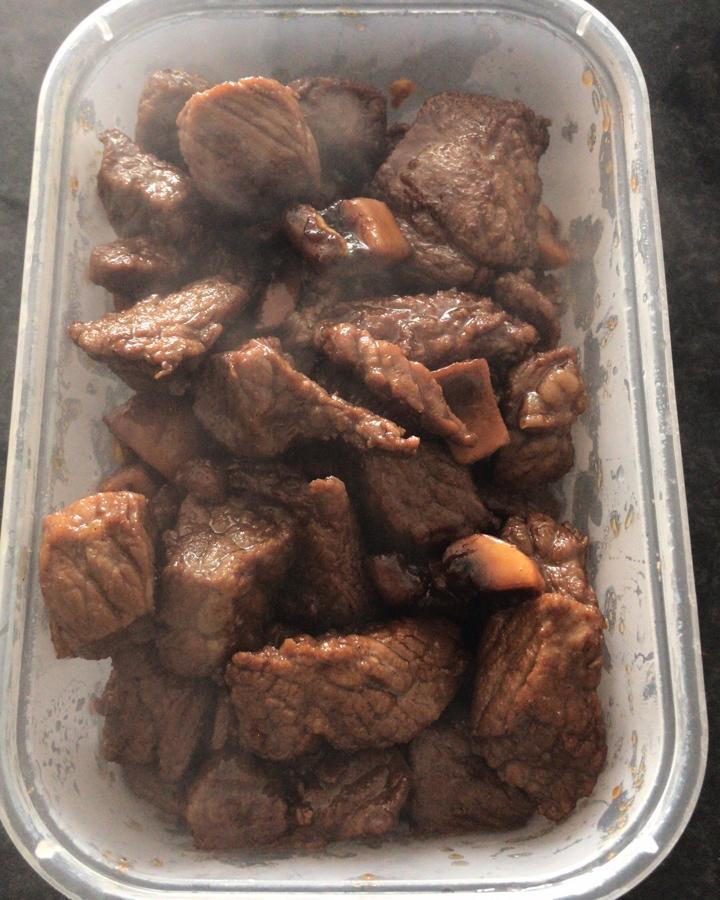 黑胡椒杏鲍菇牛肉粒