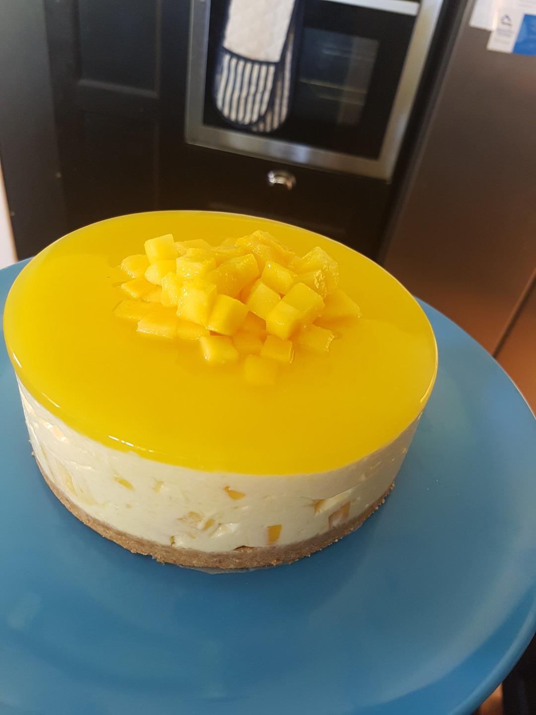 【视频】芒果慕斯（6寸） | 含镜面果胶配方