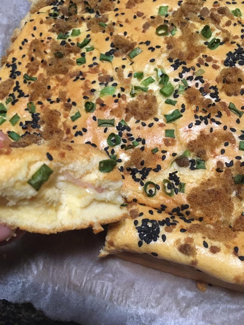 芝士夹心肉松蛋糕🍰