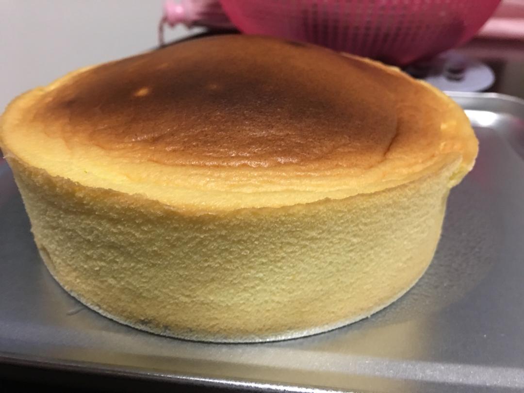 6寸原味戚风蛋糕