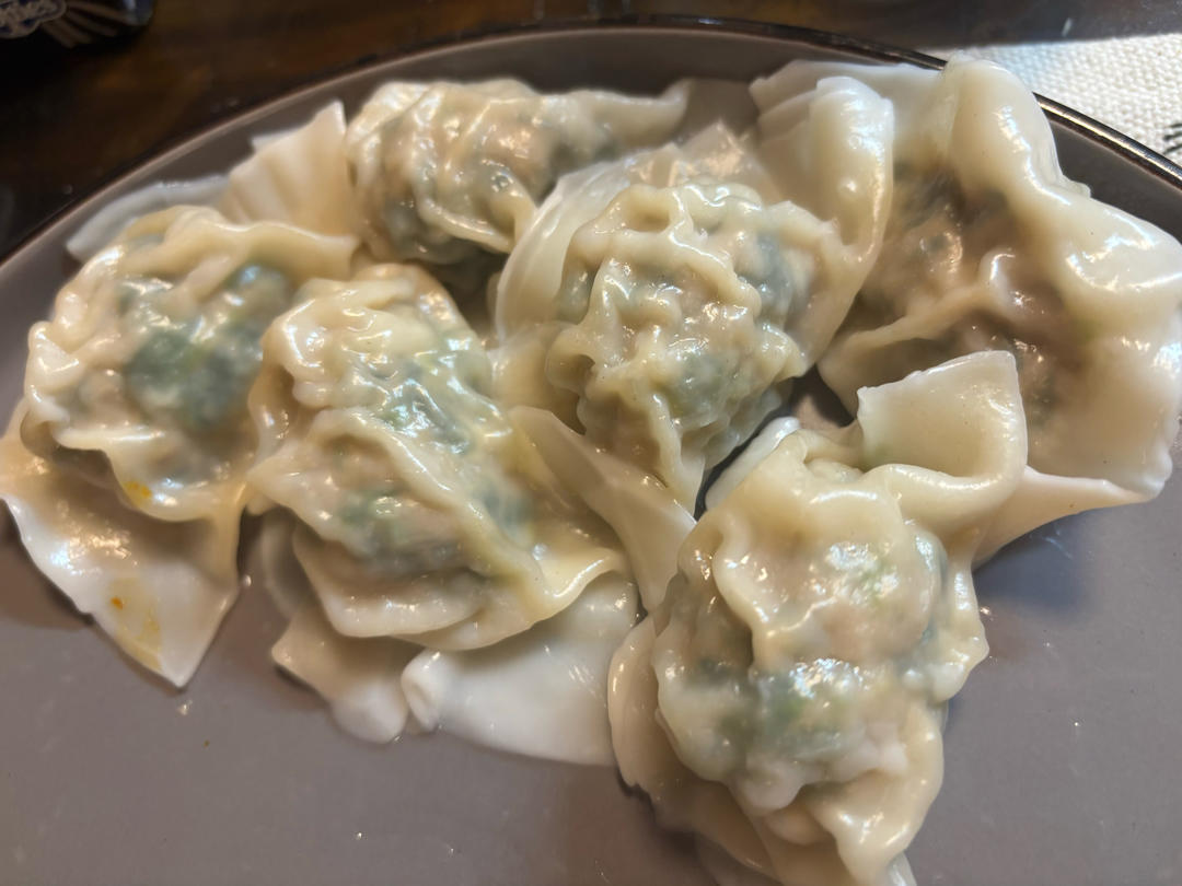 荠菜鲜肉饺子