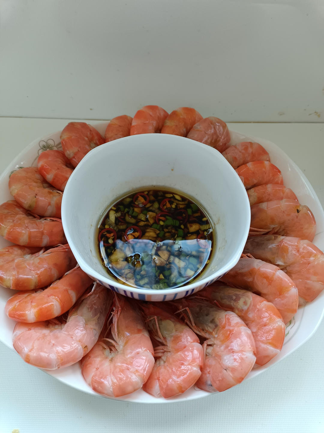 最简单的白灼虾（水煮）盐水基尾虾