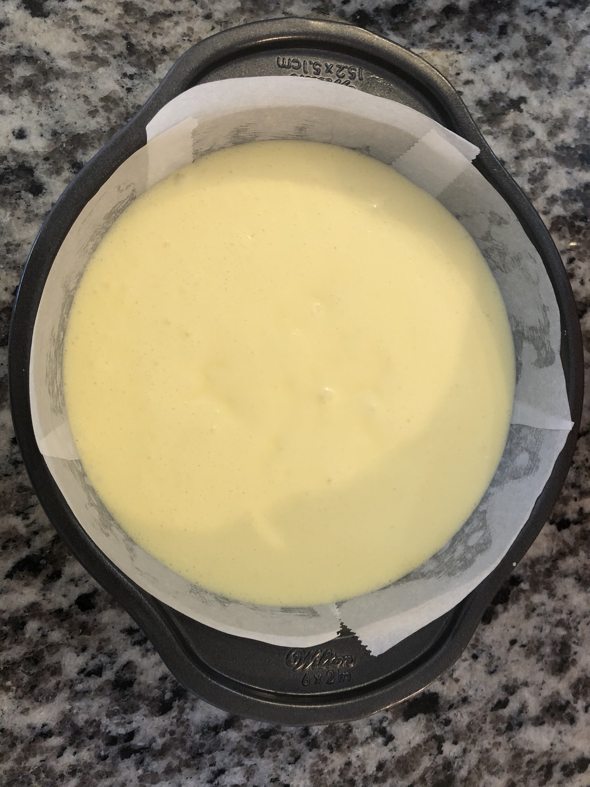 生酮日式舒芙蕾芝士蛋糕 /赤藓糖醇轻乳酪蛋糕 6寸的做法 步骤12