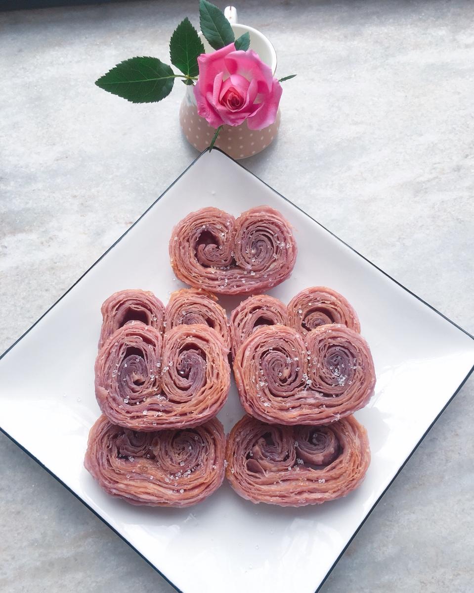 紫薯手抓饼蝴蝶酥