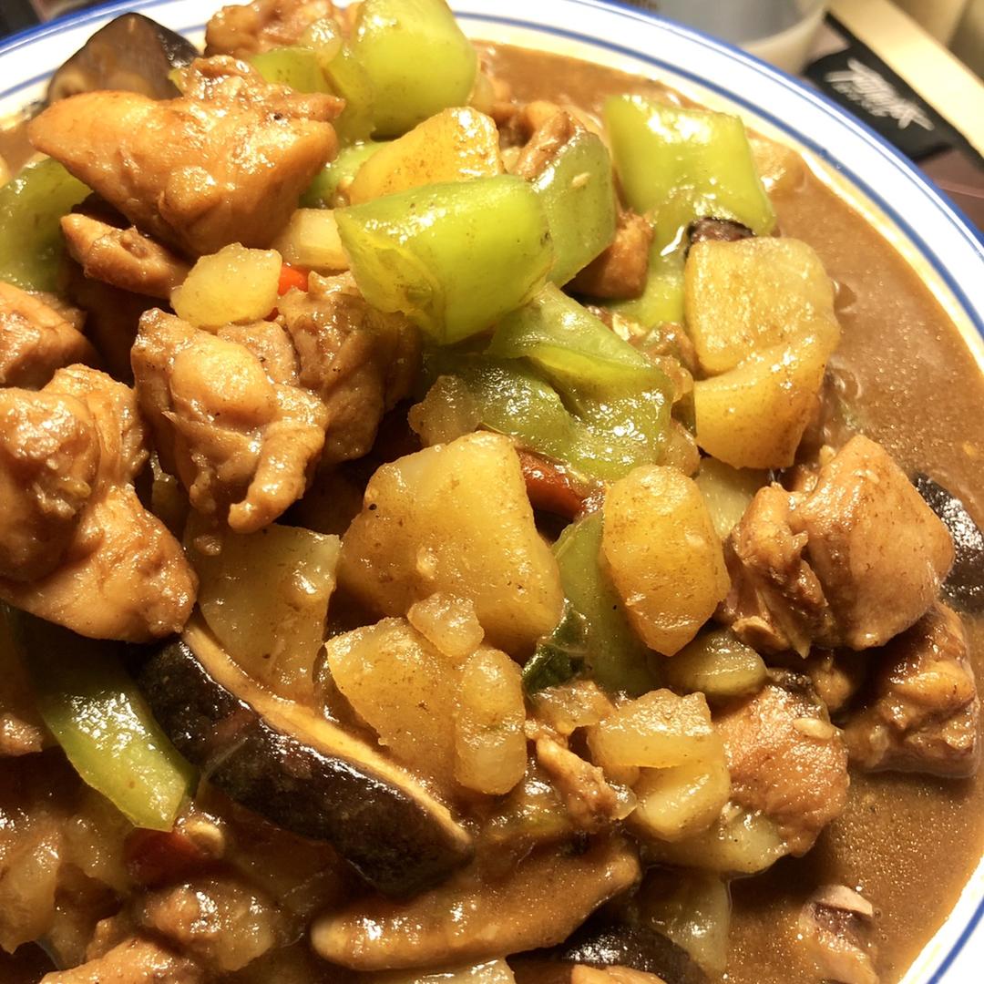 aretha做的黄焖鸡翅——文怡家常菜