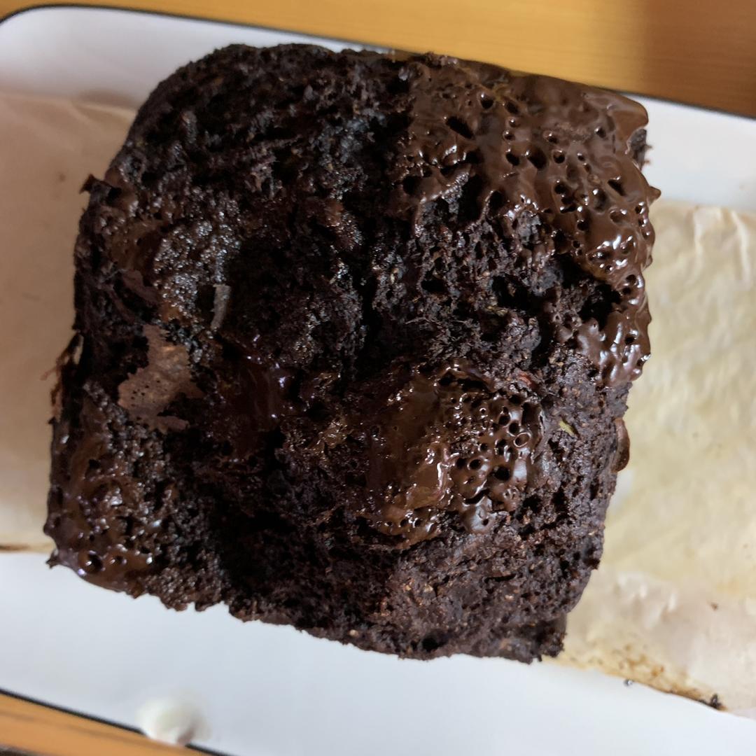 巧克力西葫芦快手面包（健康巧克力“蛋糕”）丨健康·烘焙