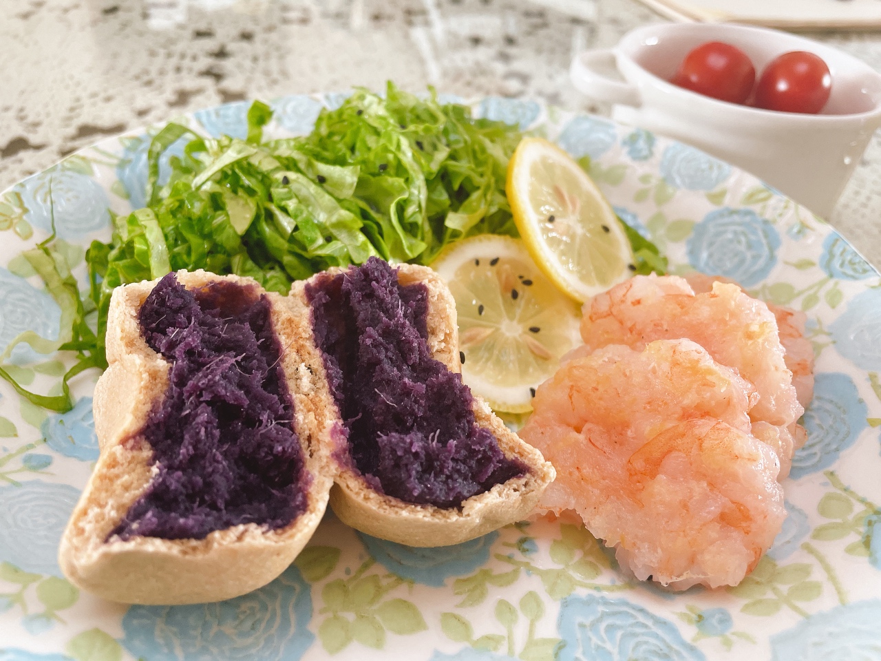 全麦紫薯饼（减脂主食）的做法