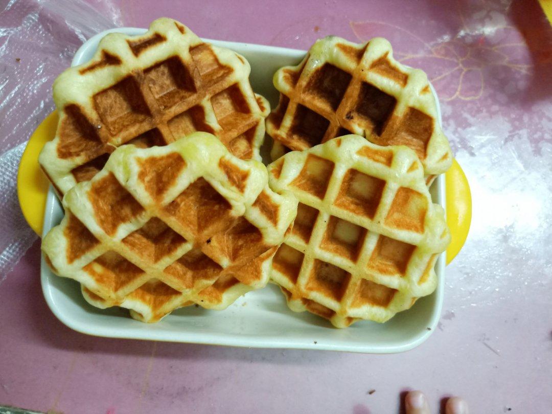 紫薯奶酪华夫饼