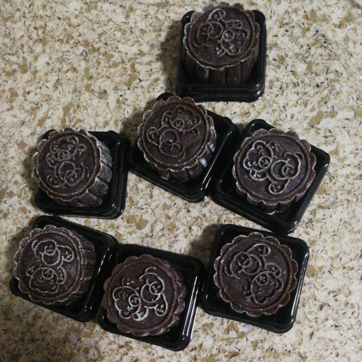 快手巧克力流心月饼