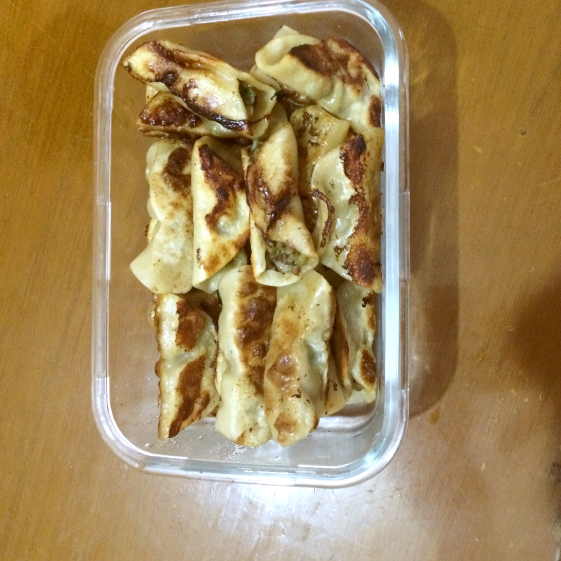 焦香猪肉香菇锅贴