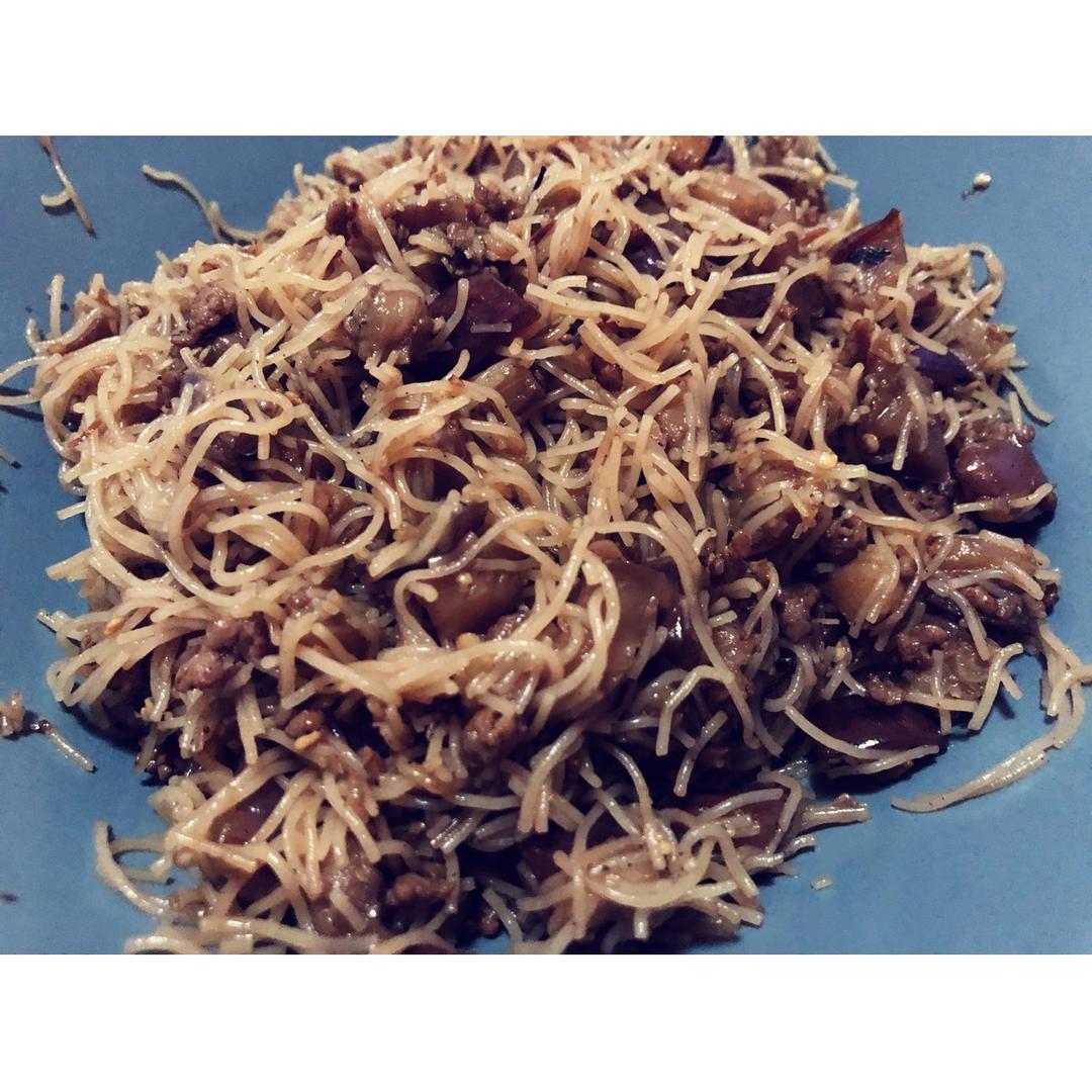 特别好吃的茄子炒饭