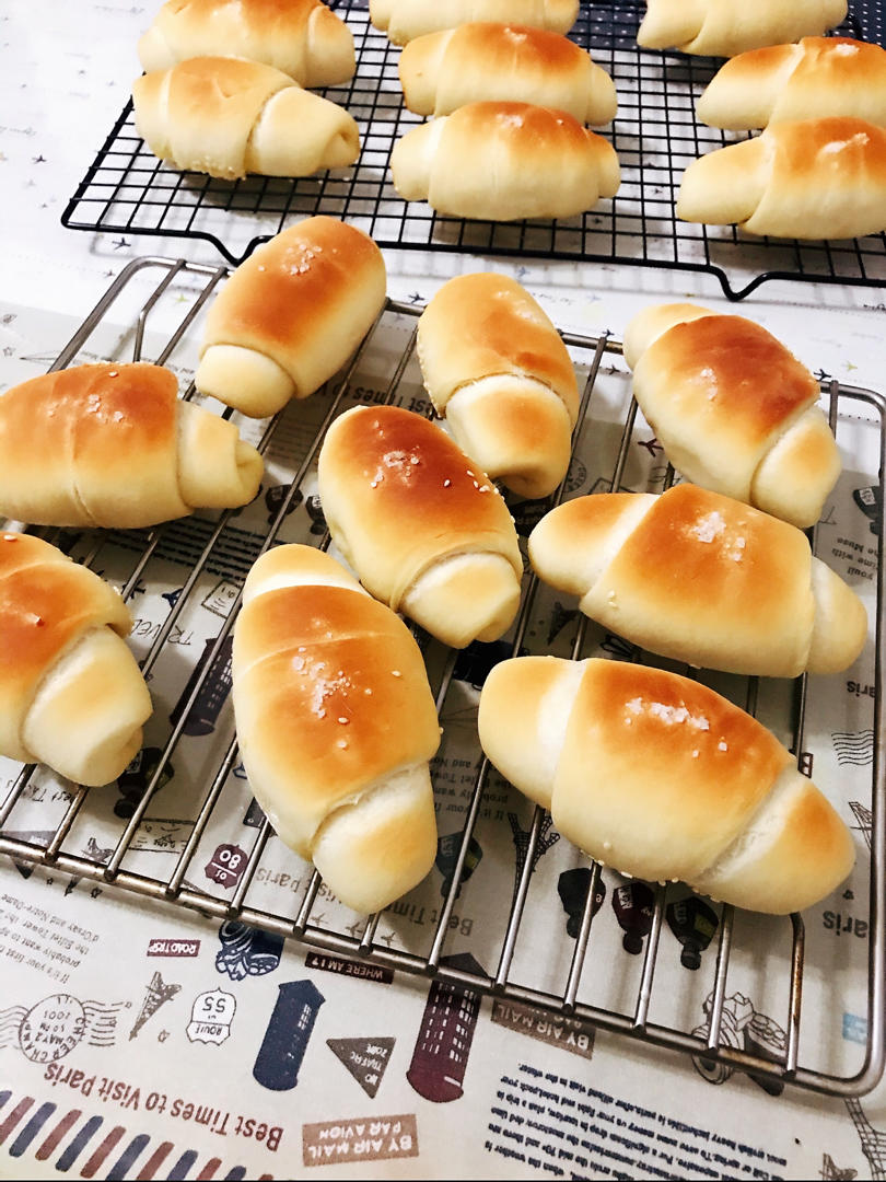 日式の盐可颂·盐面包..