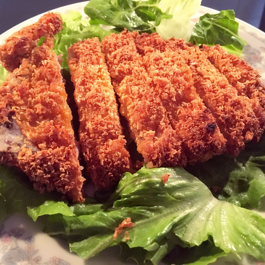 汉女王z做的炸猪排