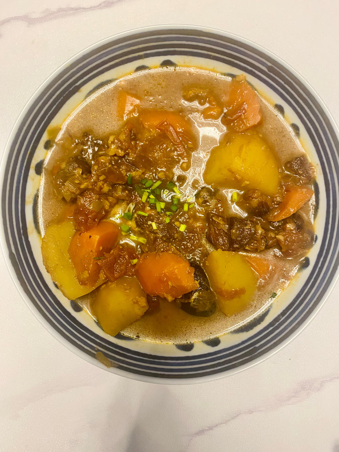 番茄土豆炖牛腩