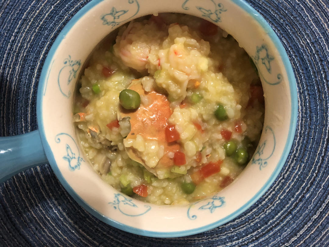 鲜掉眉毛的海鲜粥❗️❗️超满足的早餐😋（做法简单）
