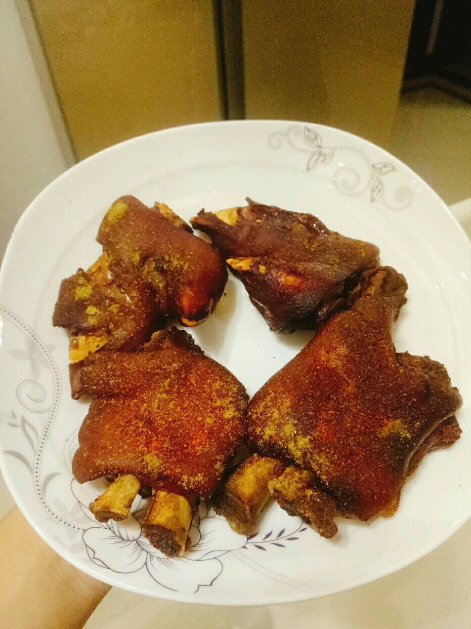 香辣烤猪蹄，附详细的卤水方法