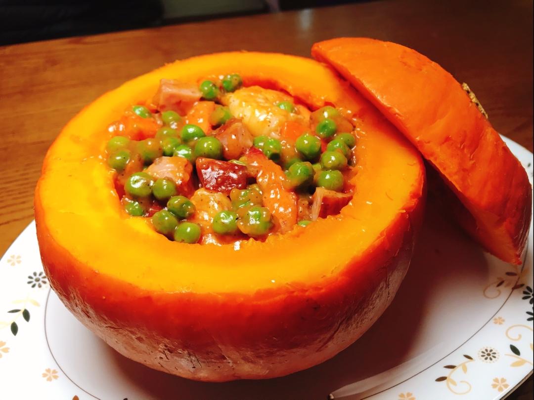 年夜菜—金玉满堂南瓜盅