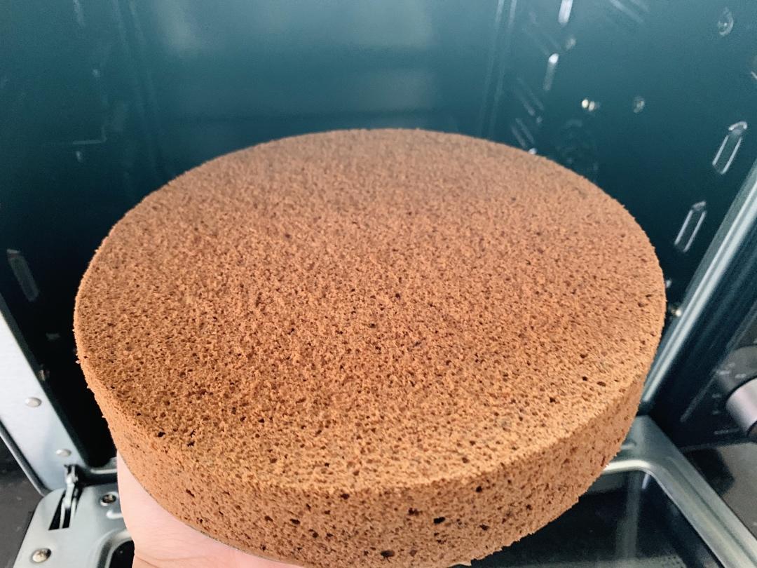 可可戚风蛋糕～8寸～百分百成功