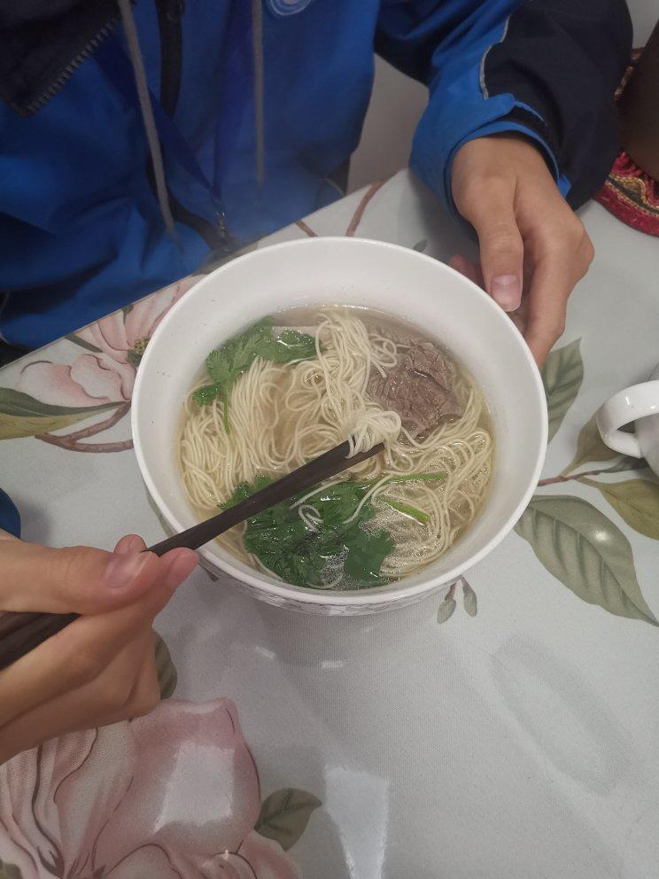 鲜掉眉毛的清炖牛肉汤（面）