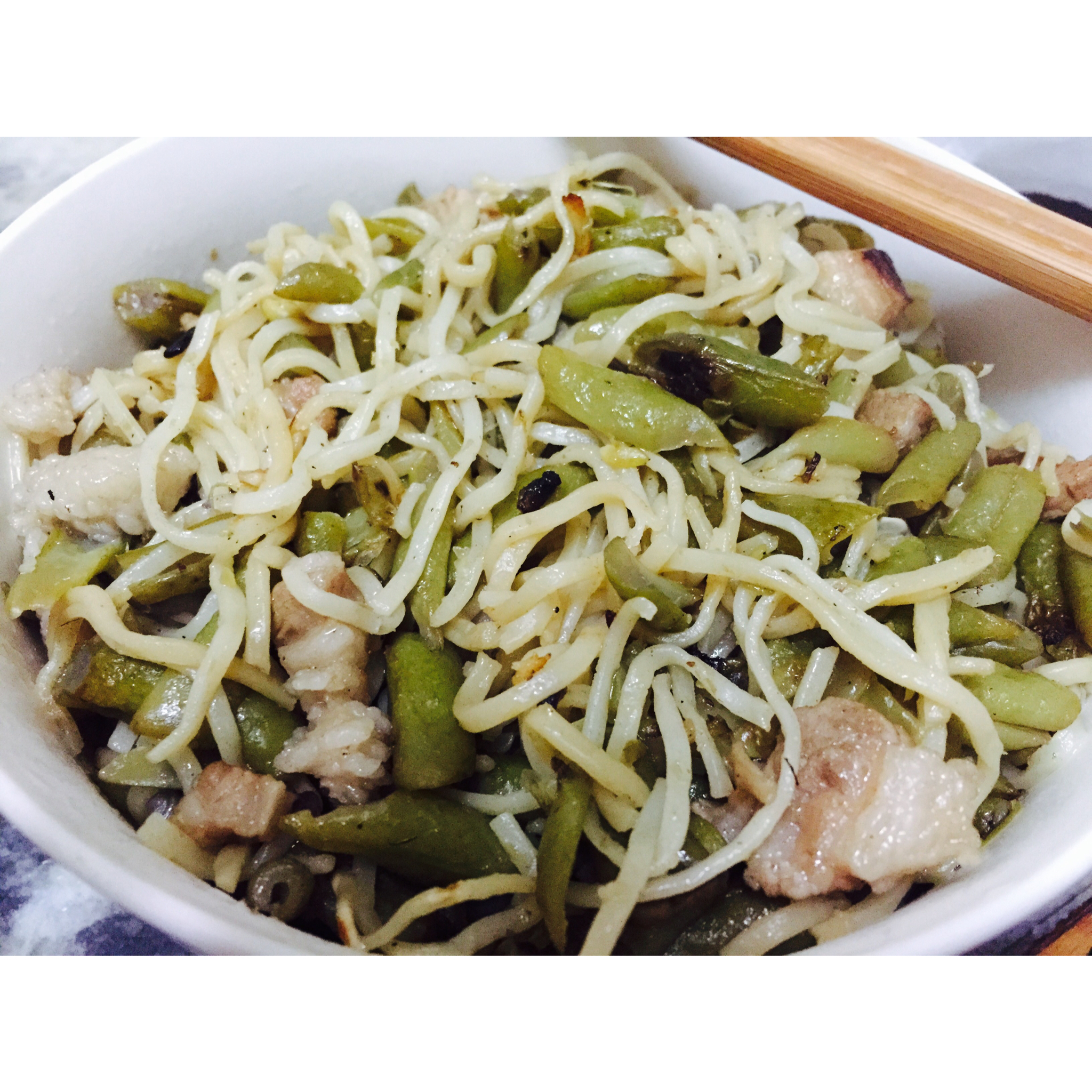 豆角焖面