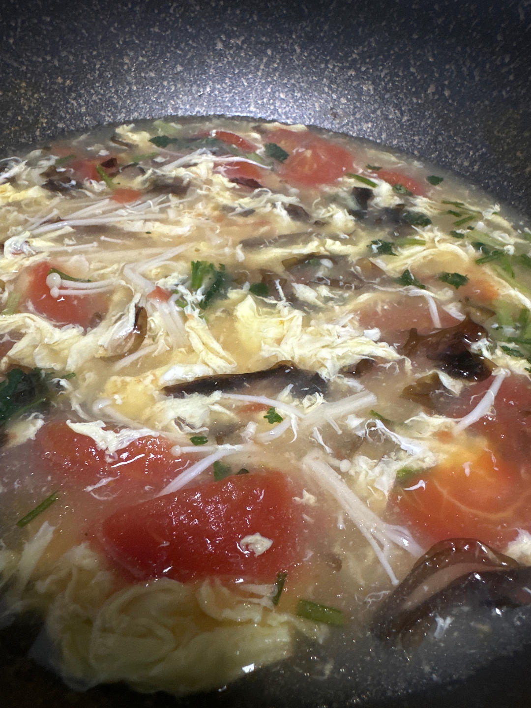 番茄紫菜蛋花汤