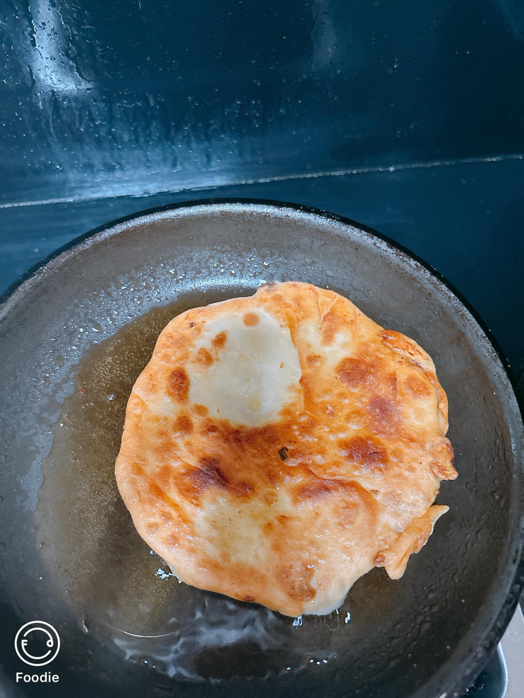 韭菜猪肉馅饼～皮薄馅大不漏巨香