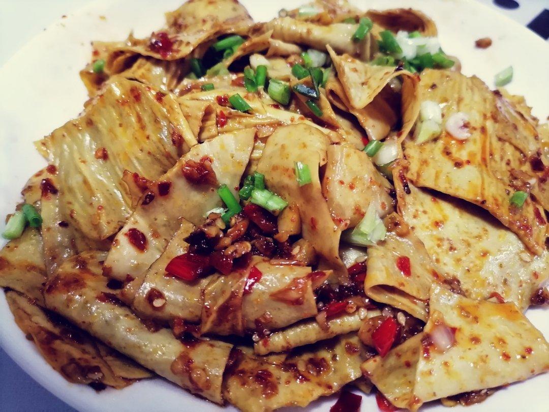 我是胖胖熊做的香辣豆皮