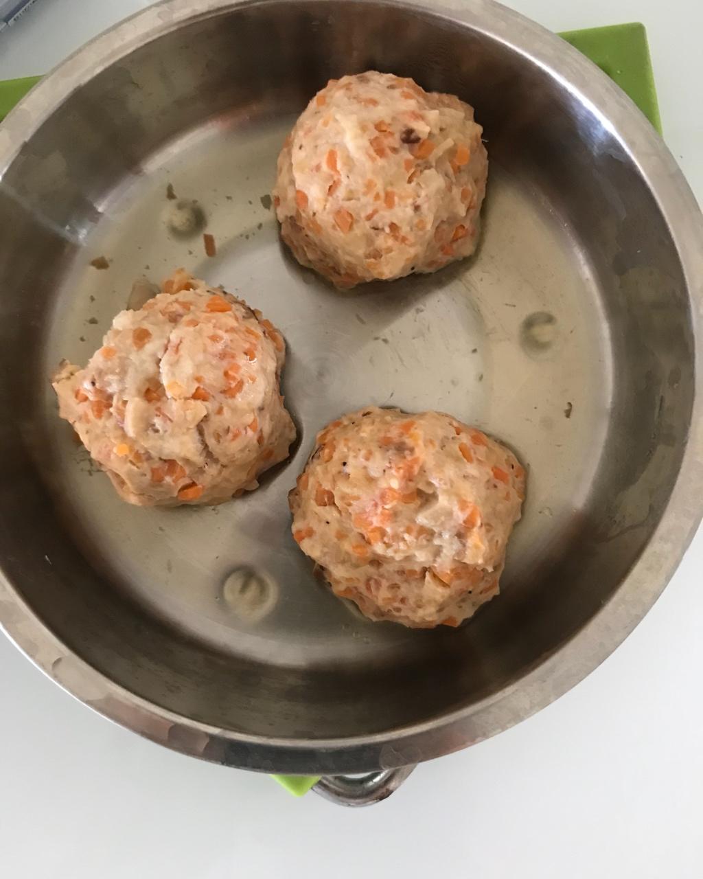 清蒸鸡胸肉丸子（减脂版）