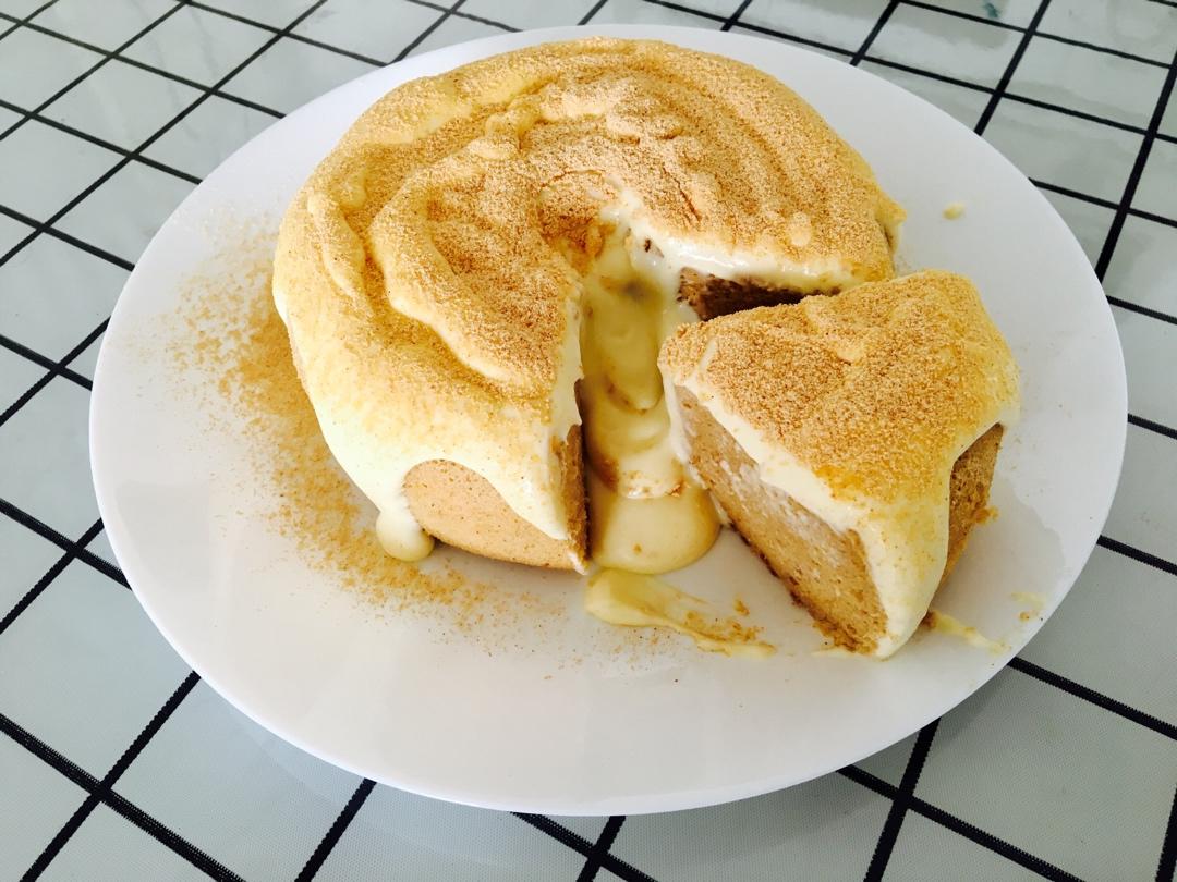 超好吃的豆乳爆浆蛋糕