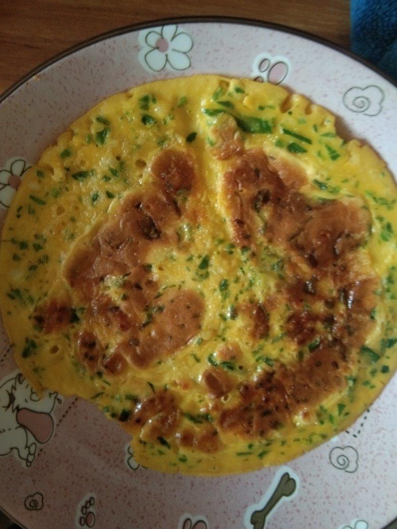 鸡蛋饼😋10分钟就搞定～简单易做～大人小孩都爱吃😋