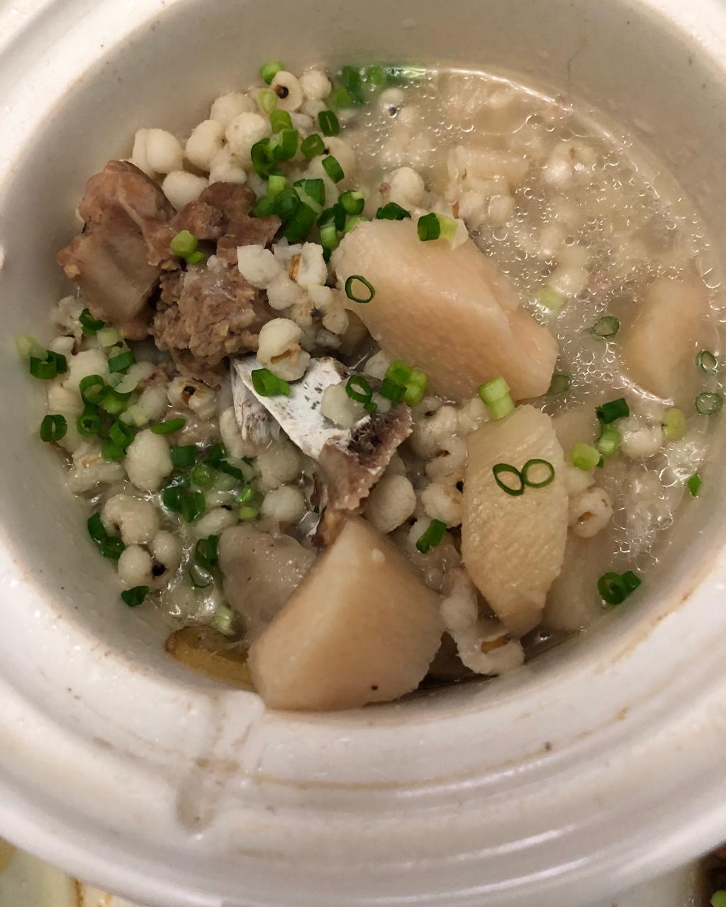 山药薏米排骨汤
