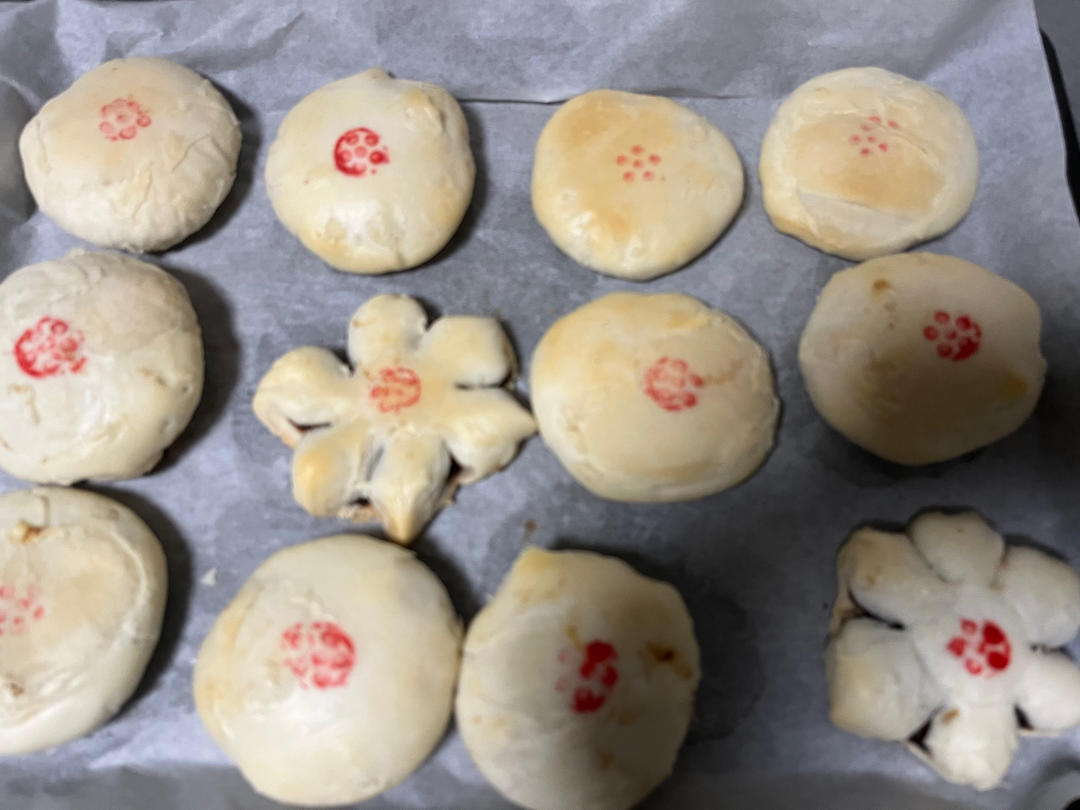 枣泥酥——枣花酥
